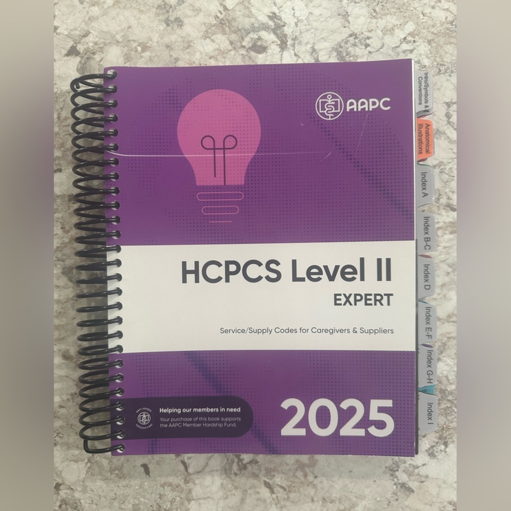AAPC HCPCS Level II Expert 2025 Book